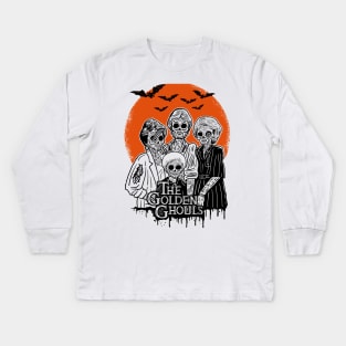 The Golden Ghouls Haloween Kids Long Sleeve T-Shirt